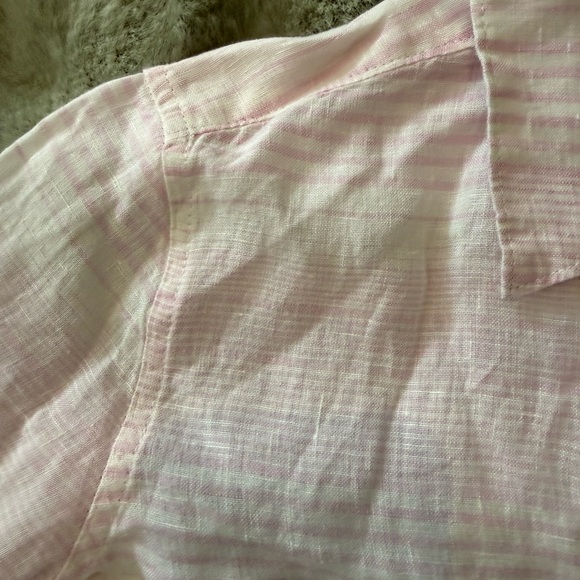 Gap Women's Pink linen Long Sleeve Tunic size XS - Picture 3 of 5